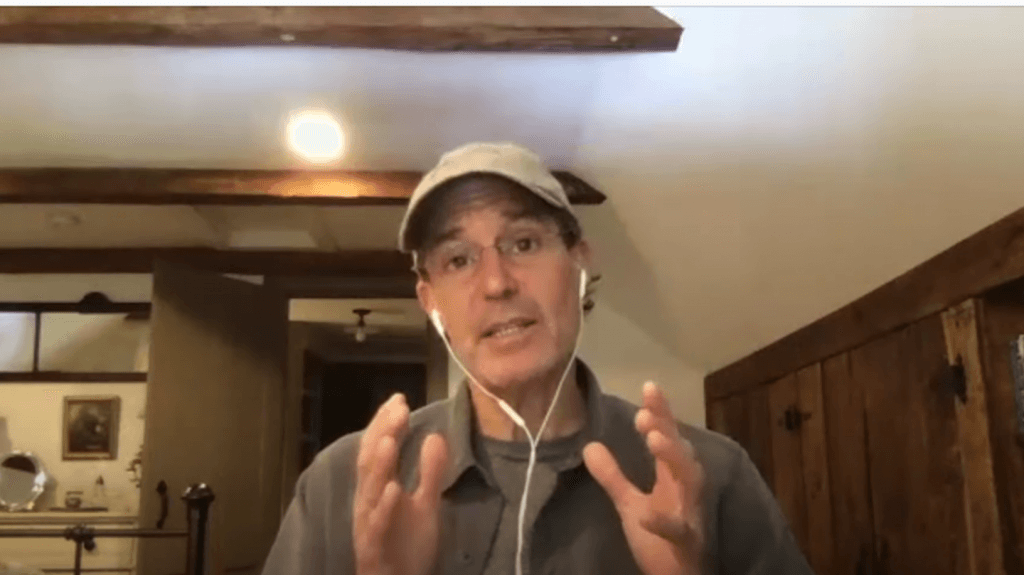 United States Amateur Baseball League’s “Clubhouse Report.” with host Mike Kolesar. Dr. Katz wears a baseball cap for this video interview.