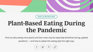 Everyday Health - Plant-Based Eating During the Pandemic